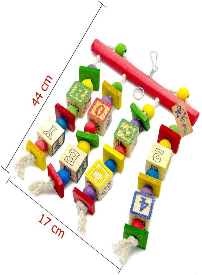 ويستيرن إرا لعبة طيور ملونة من العصر الغربي، مرحة وجميلة، للتمرين، والتخلص من الملل، والحفاظ على صحة الطائر ولياقته. - Image 3